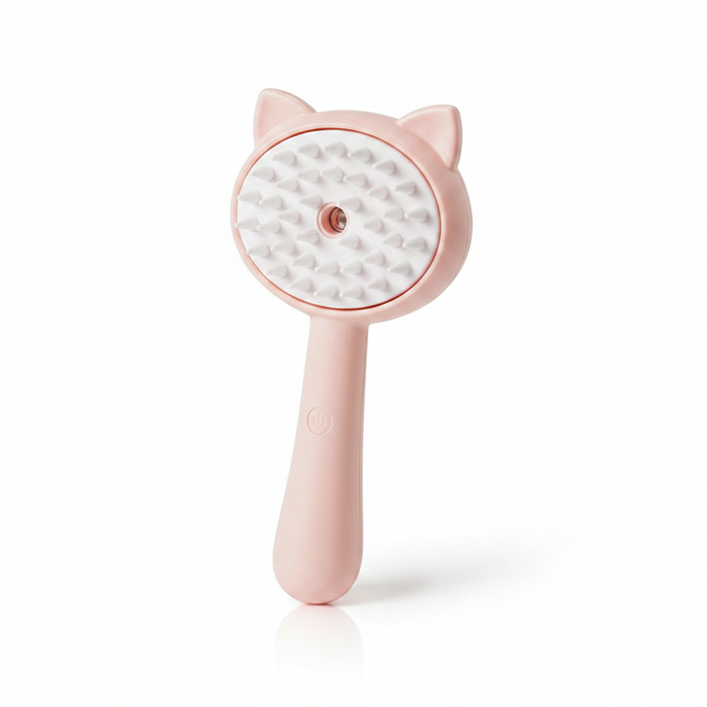 Pink brush angled